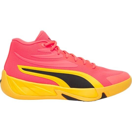 Баскетбольные кроссовки Court Pro Puma, цвет Sonnenuntergangs Orange/Sonnengelb