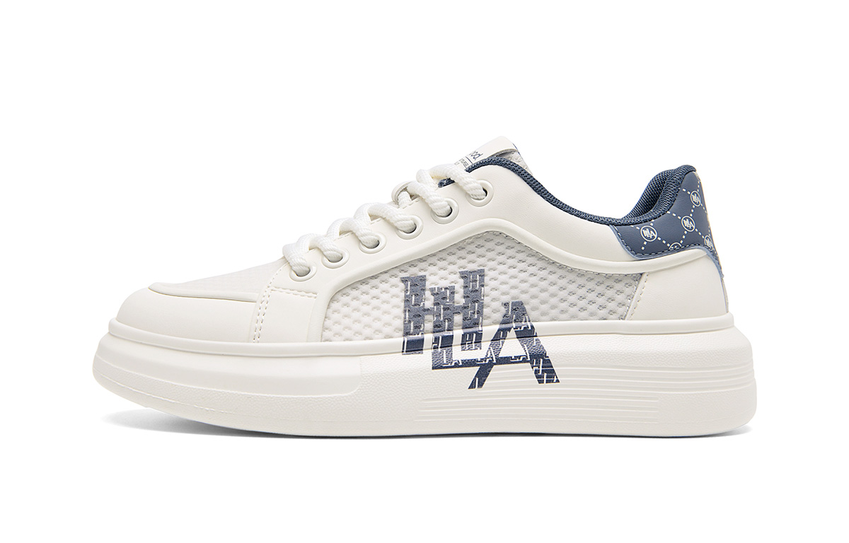 HLA Мужские низкие скейтбордские кроссовки бело-синие, цвет White Blue
HLA Мужские низкие скейтбордские кроссовки бело-синие, цвет White Blue