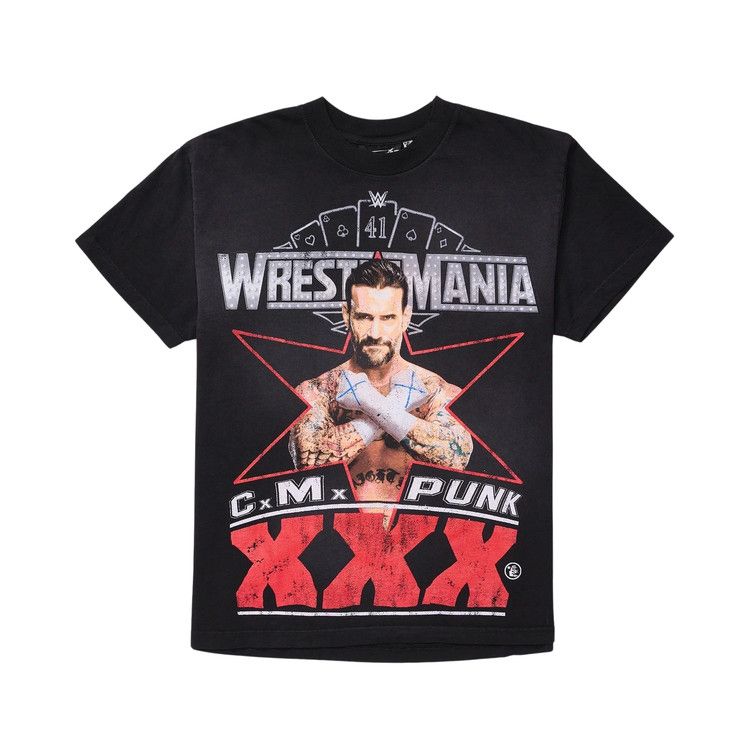 Футболка Hellstar x WWE CM Punk T-Shirt, Black
Футболка Hellstar x WWE CM Punk T-Shirt, Black