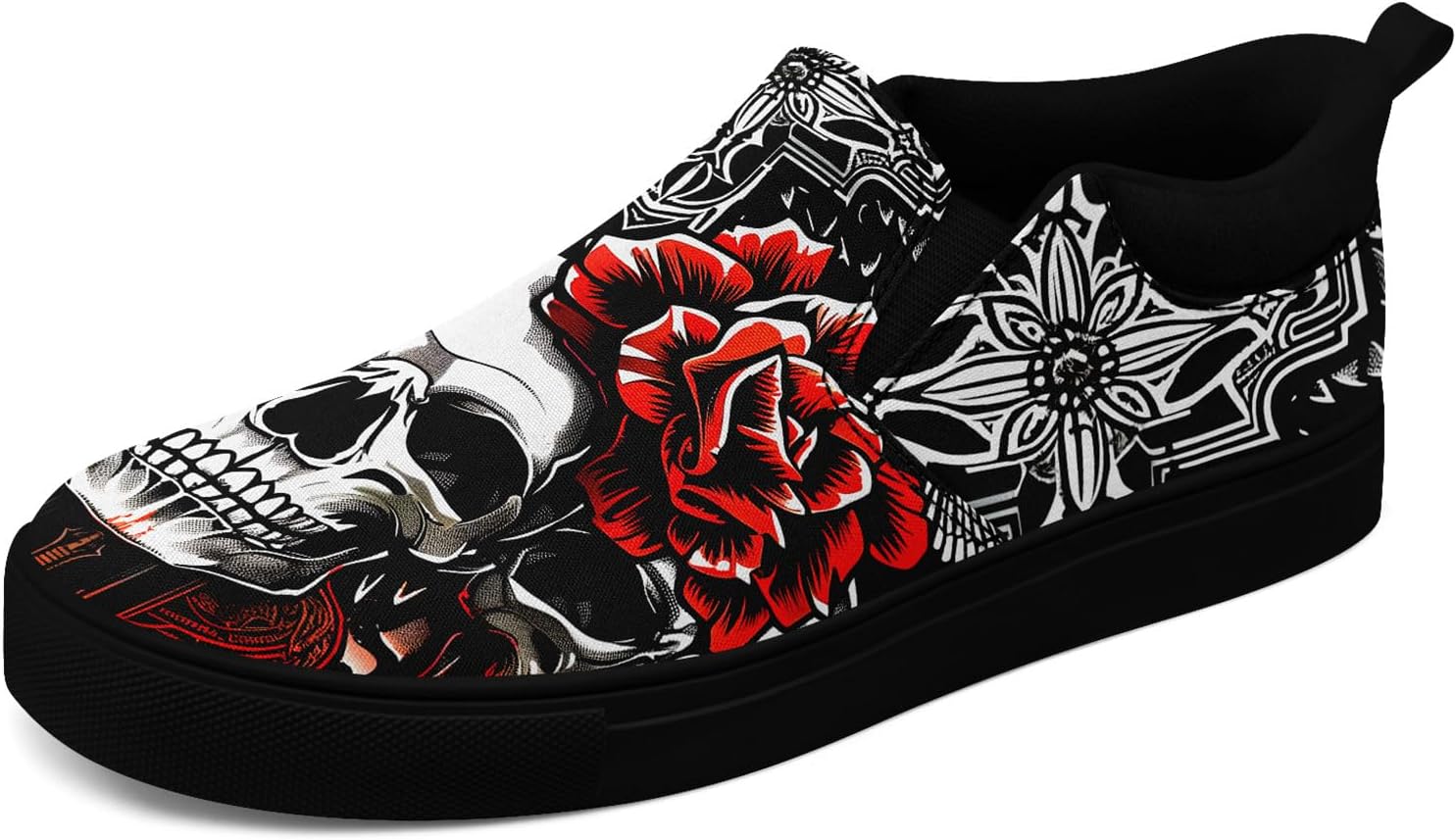 Мужские слипоны из холщовой ткани coolcustomize с готическим принтом черепа, повседневные легкие лоферы, удобные кроссовки для прогулок, для женщин, красный
Мужские слипоны из холщовой ткани coolcustomize с готическим принтом черепа, повседневные легкие лоферы, удобные кроссовки для прогулок, для женщин, красный