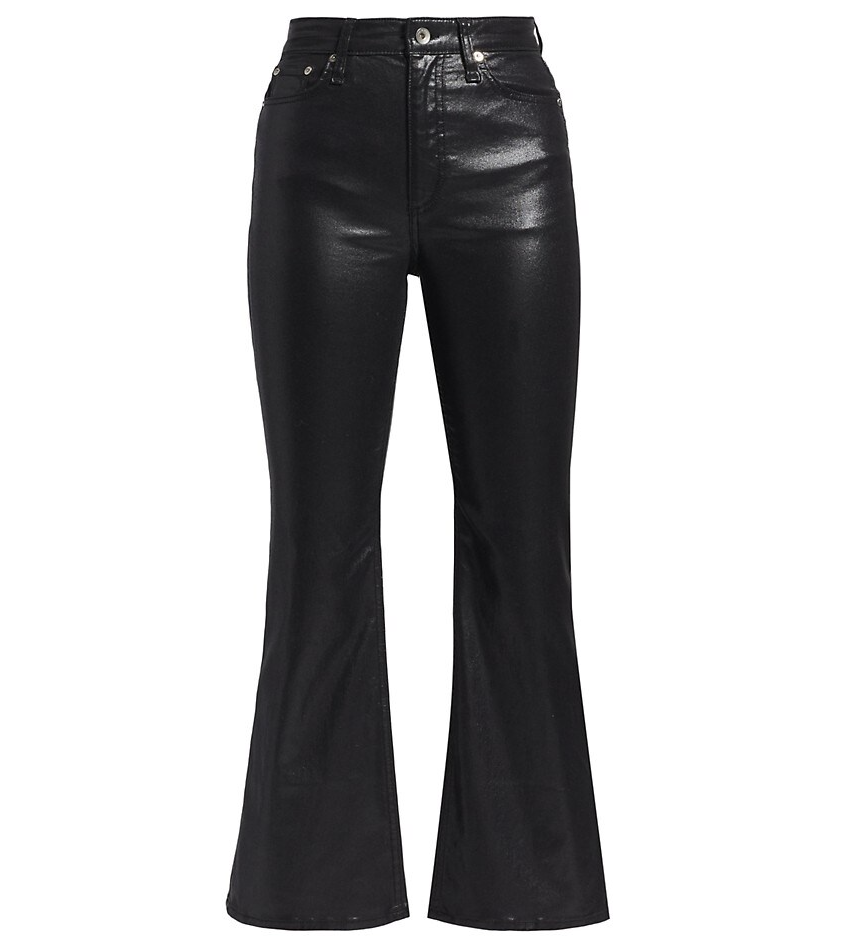 Rag & bone женские джинсы Casey с высокой посадкой и расклешенными щиколотками, эластичный деним, черный
Rag & bone женские джинсы Casey с высокой посадкой и расклешенными щиколотками, эластичный деним, черный