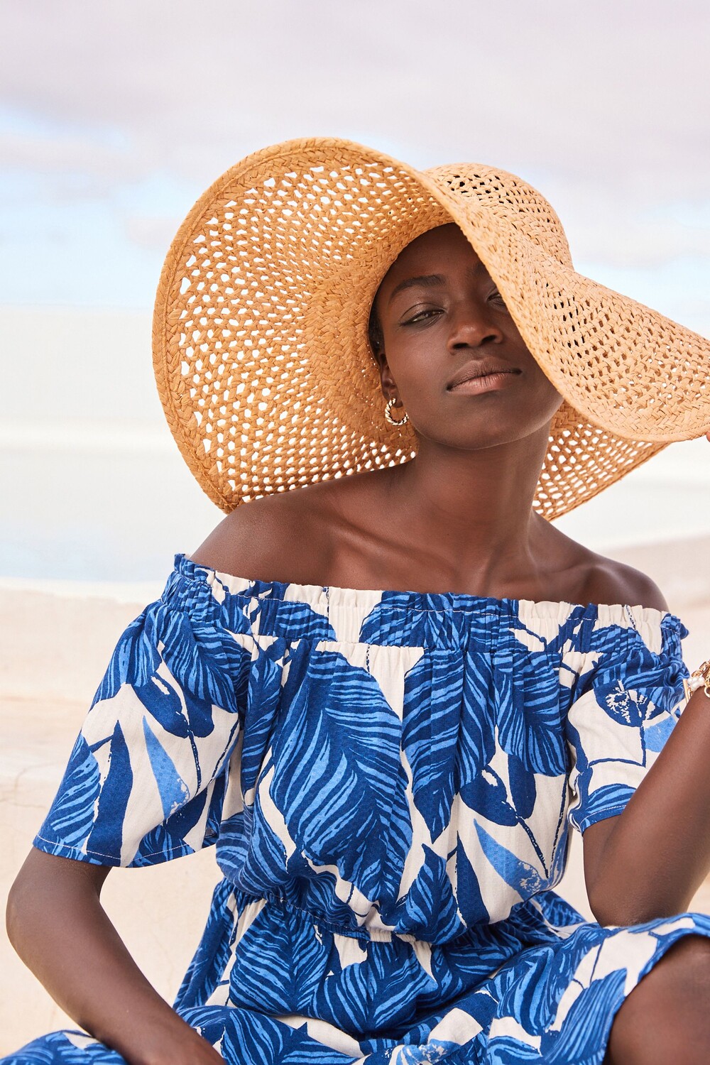 Летняя соломенная шляпа с большими полями Next, бежевый
Летняя соломенная шляпа с большими полями Next, бежевый