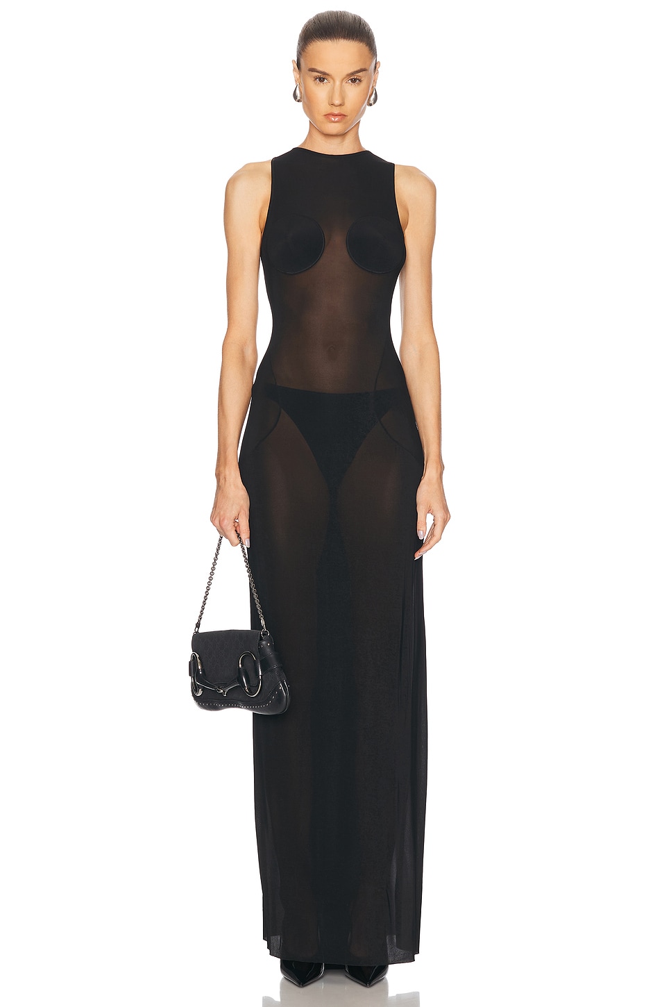 Длинное платье Jean Paul Gaultier, Black 
Длинное платье Jean Paul Gaultier, Black