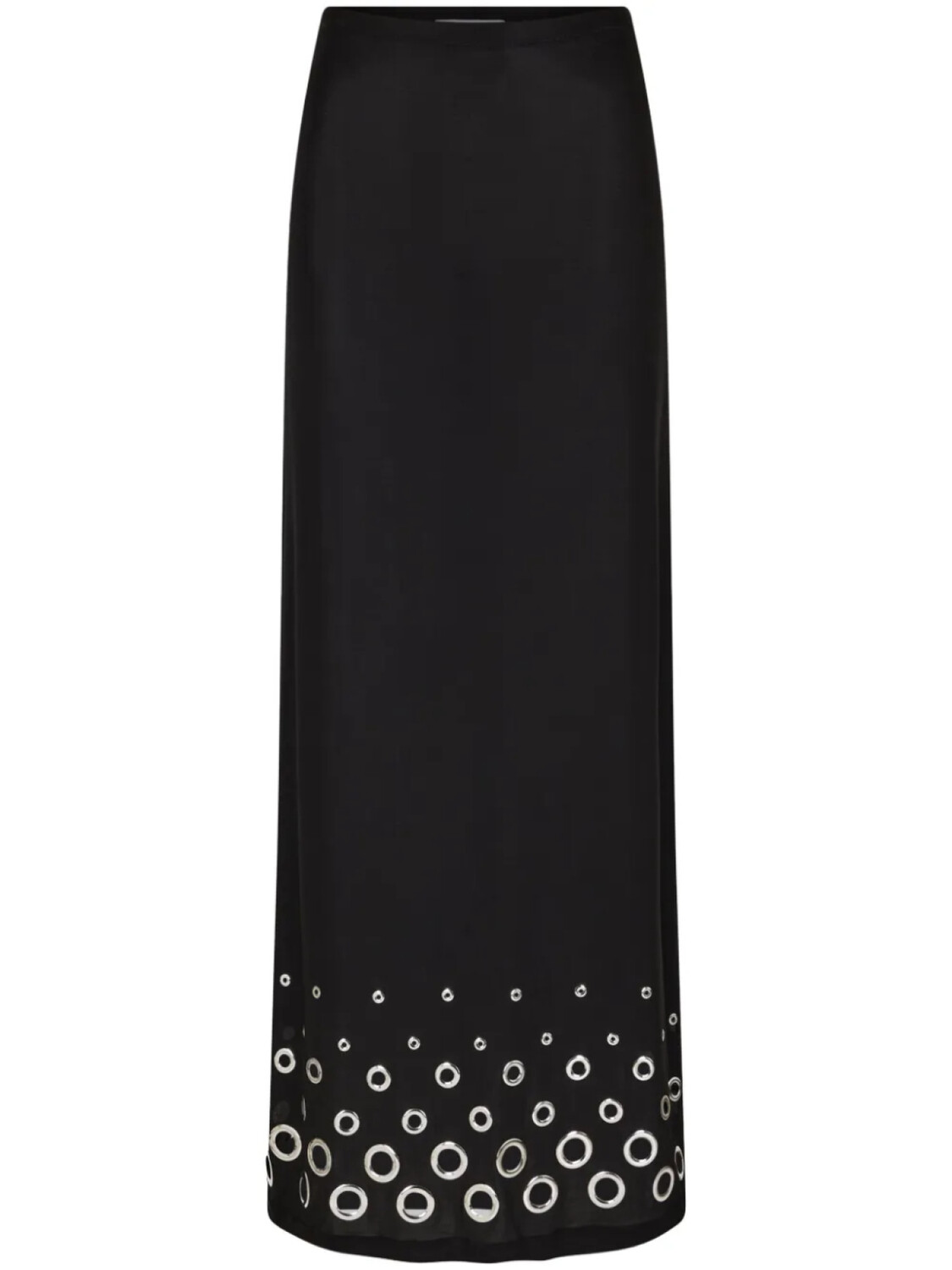 Rabanne юбка макси с люверсами, черный
Rabanne юбка макси с люверсами, черный