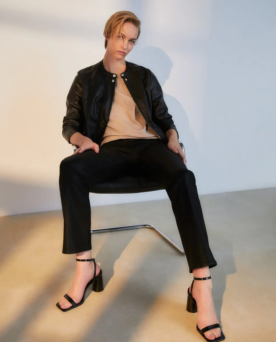 Женская куртка с золотыми деталями Woman El Corte Inglés, черный
Женская куртка с золотыми деталями Woman El Corte Inglés, черный