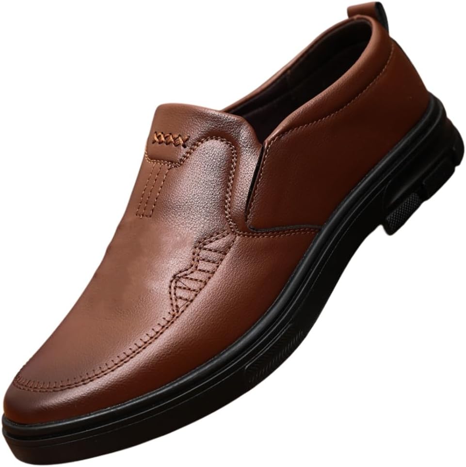 Мужские повседневные кожаные туфли - противоскользящие, прочные, легкие и удобные. Подходят для бизнеса, коктейльных вечеринок, активного отдыха и повседневного использования Clolinde, коричневый
Мужские повседневные кожаные туфли - противоскользящие, прочные, легкие и удобные. Подходят для бизнеса, коктейльных вечеринок, активного отдыха и повседневного использования Clolinde, коричневый