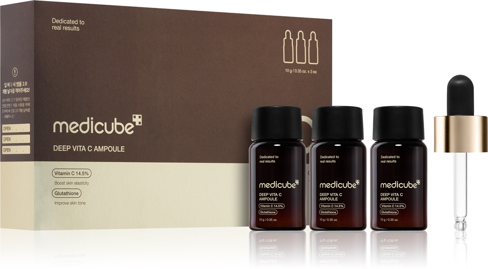 Ампула Deep Vita C 2.0. Ампула для ровного тона кожи. Medicube, 3× 10 гр
Ампула Deep Vita C 2.0. Ампула для ровного тона кожи. Medicube, 3× 10 гр