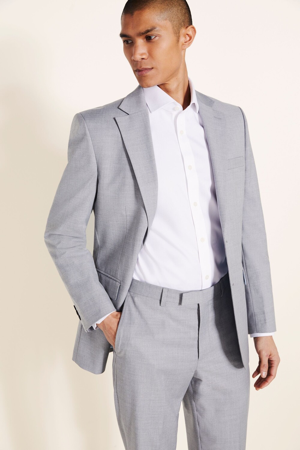 Серый костюм классического кроя и эластичная куртка MOSS, серый
Серый костюм классического кроя и эластичная куртка MOSS, серый