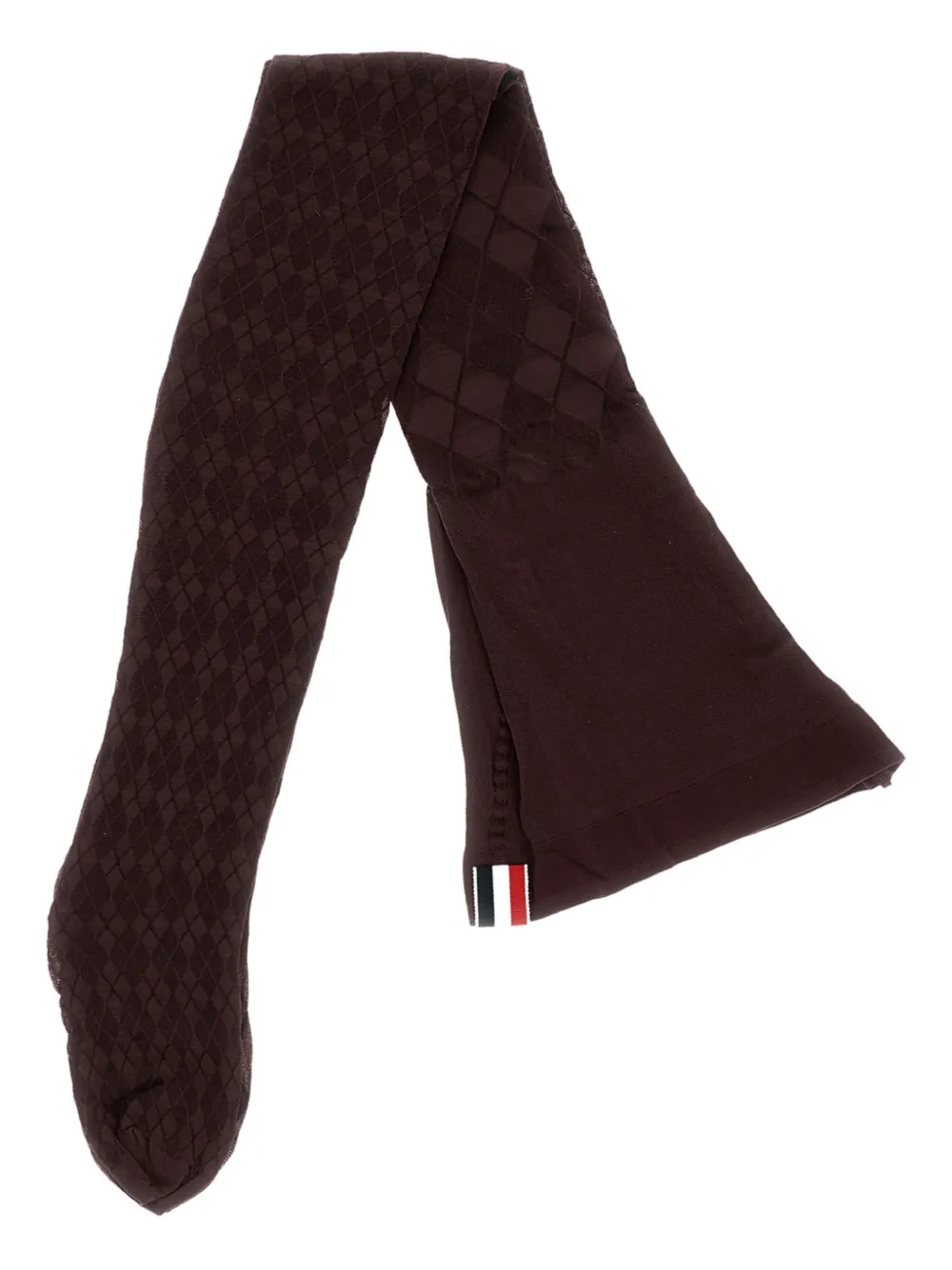 Колготки с ромбовидным узором THOM BROWNE, коричневый
Колготки с ромбовидным узором THOM BROWNE, коричневый