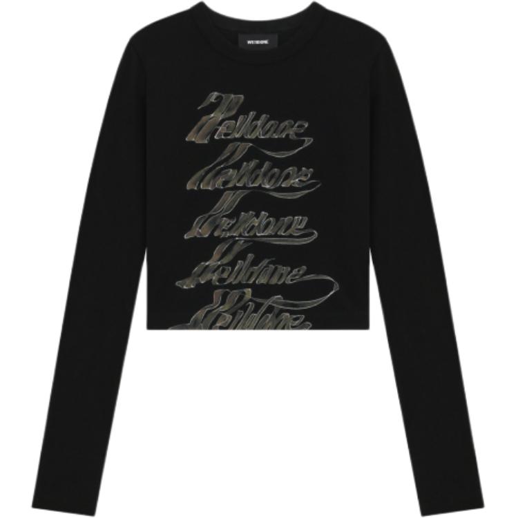 Женская футболка с вшитыми рукавами We11Done, черный
Женская футболка с вшитыми рукавами We11Done, черный