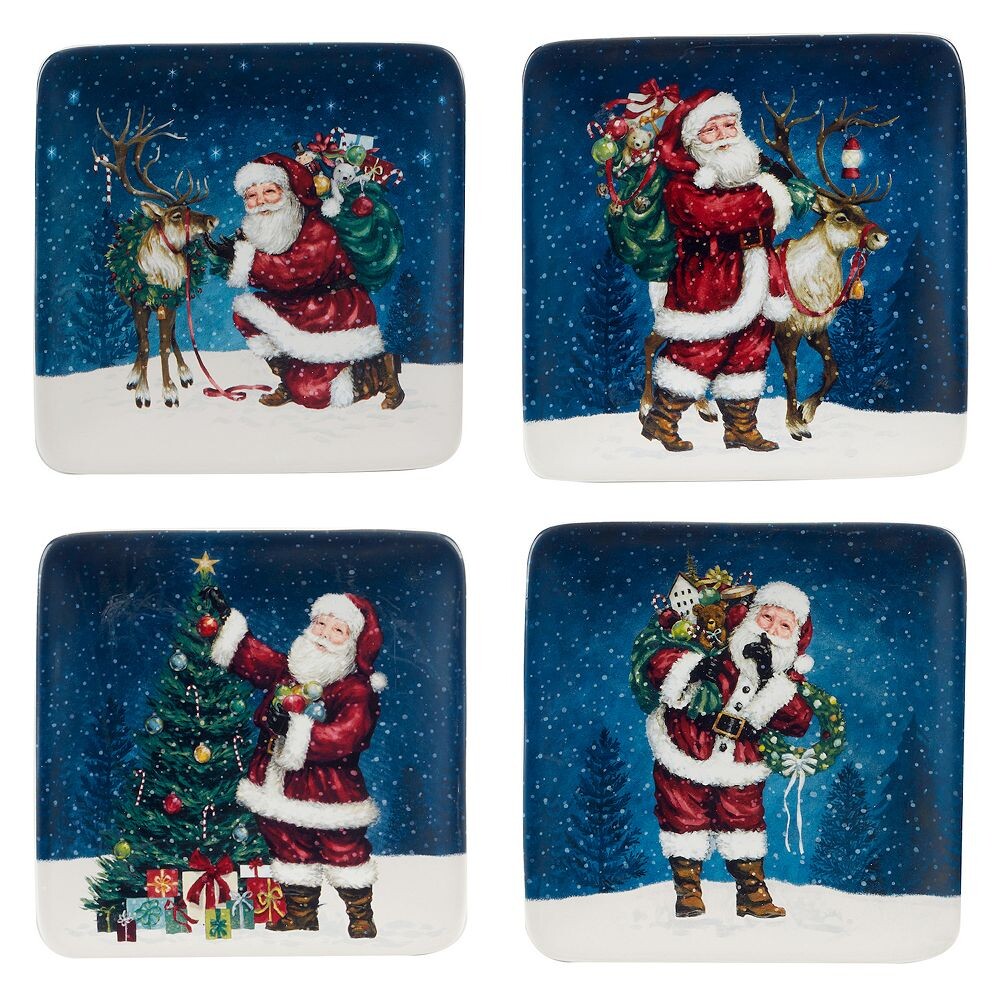 Сертифицированный международный набор канапе Santa's Secret из 4 тарелок Certified International, мультиколор
Сертифицированный международный набор канапе Santa's Secret из 4 тарелок Certified International, мультиколор