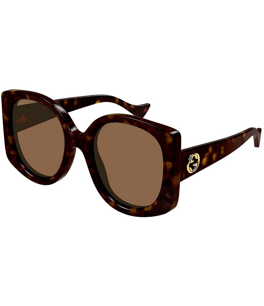 Gucci Женские круглые солнцезащитные очки-бабочки GG1257SA 56 мм Havana, коричневый
Gucci Женские круглые солнцезащитные очки-бабочки GG1257SA 56 мм Havana, коричневый