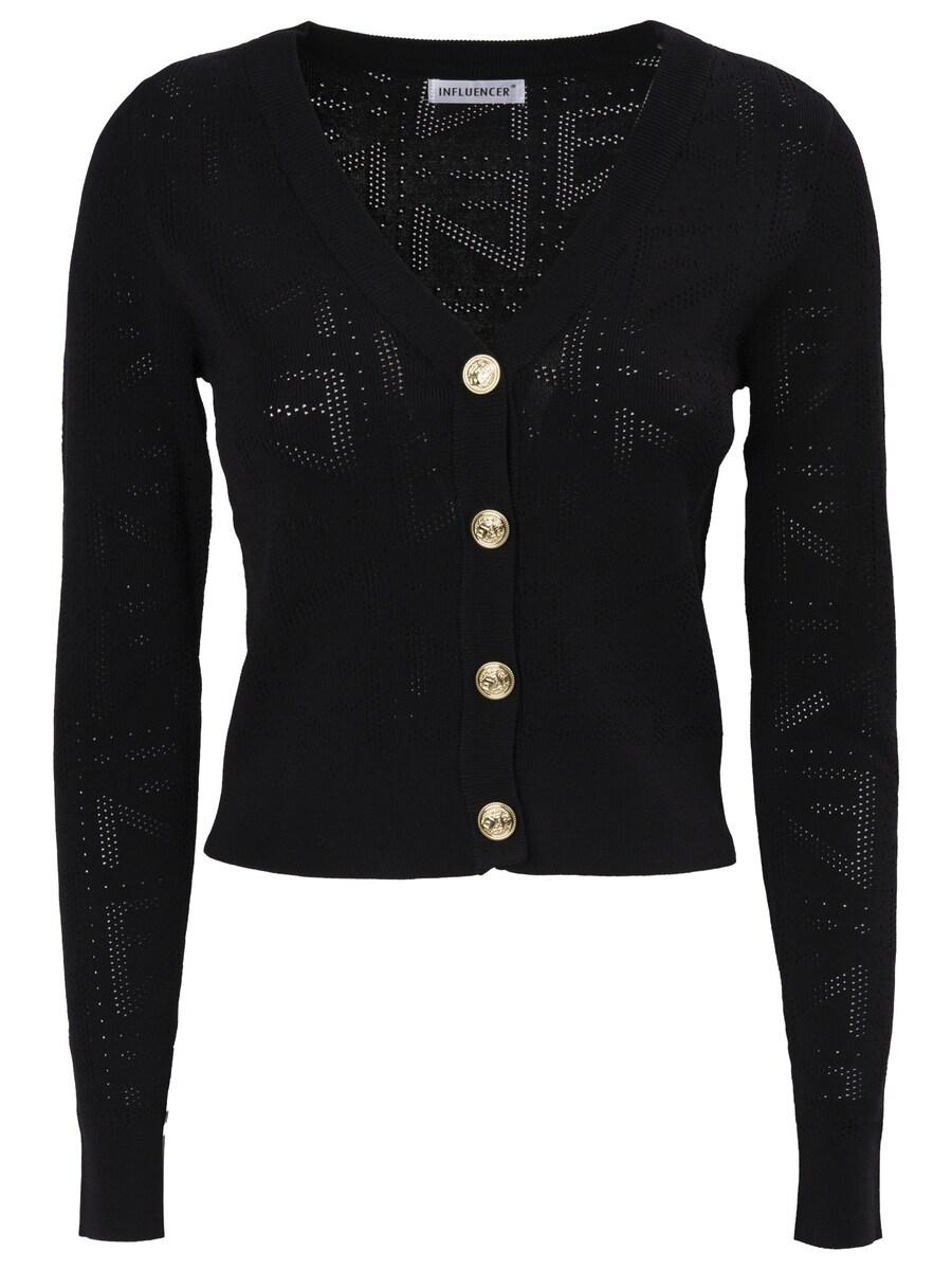 Вязаный кардиган Influencer, черный
Вязаный кардиган Influencer, черный