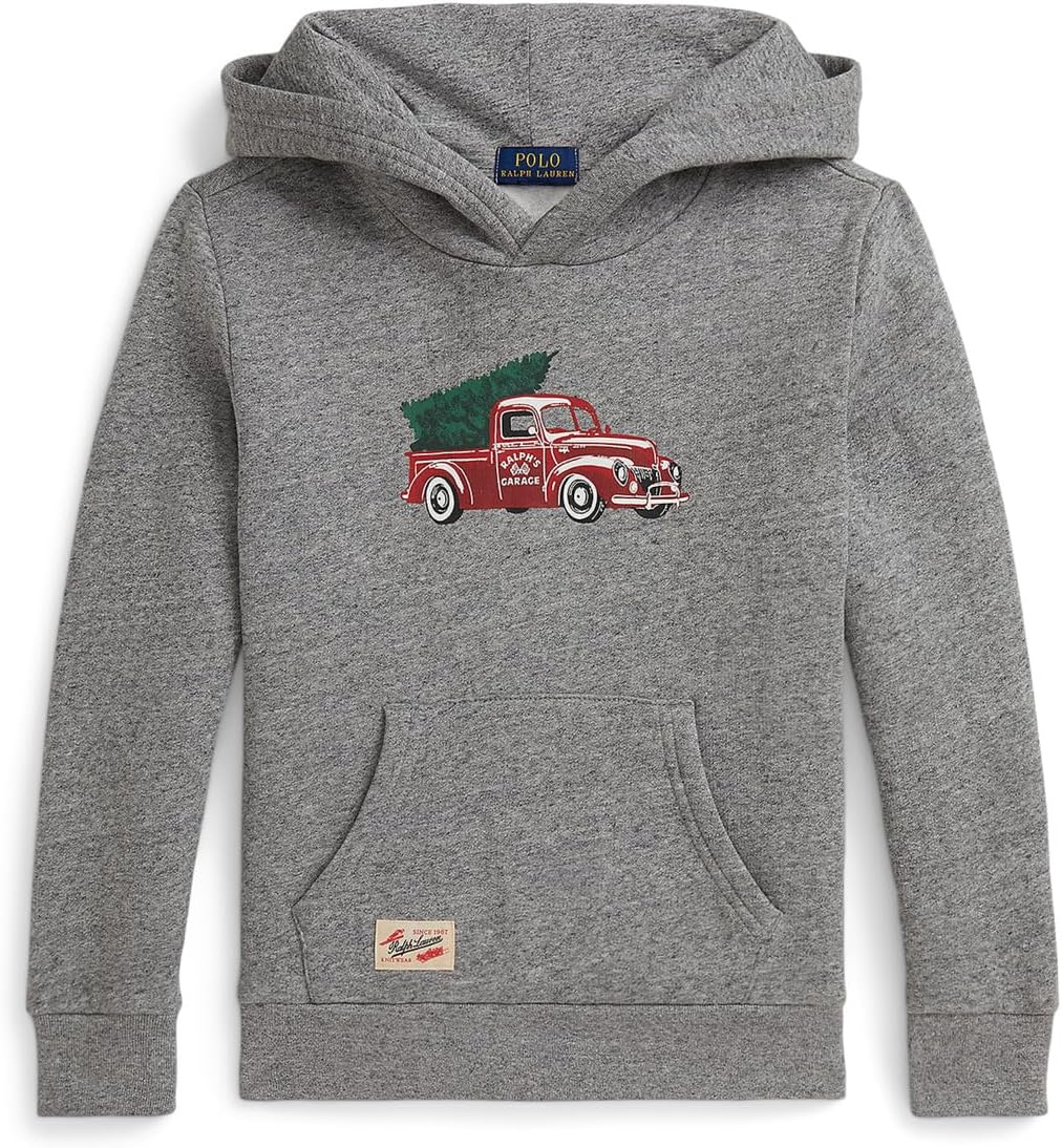 Толстовка с капюшоном из флиса с принтом грузовика Polo Ralph Lauren Kids, Collegiate Heather
Толстовка с капюшоном из флиса с принтом грузовика Polo Ralph Lauren Kids, Collegiate Heather