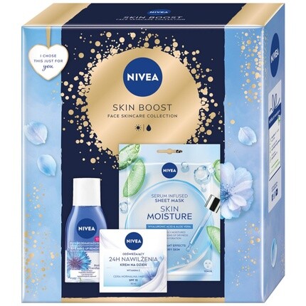 Skin Boost Skin Moisture Mask - 50 мл дневного крема и 125 мл средства для снятия макияжа Niveaset
Skin Boost Skin Moisture Mask - 50 мл дневного крема и 125 мл средства для снятия макияжа Niveaset