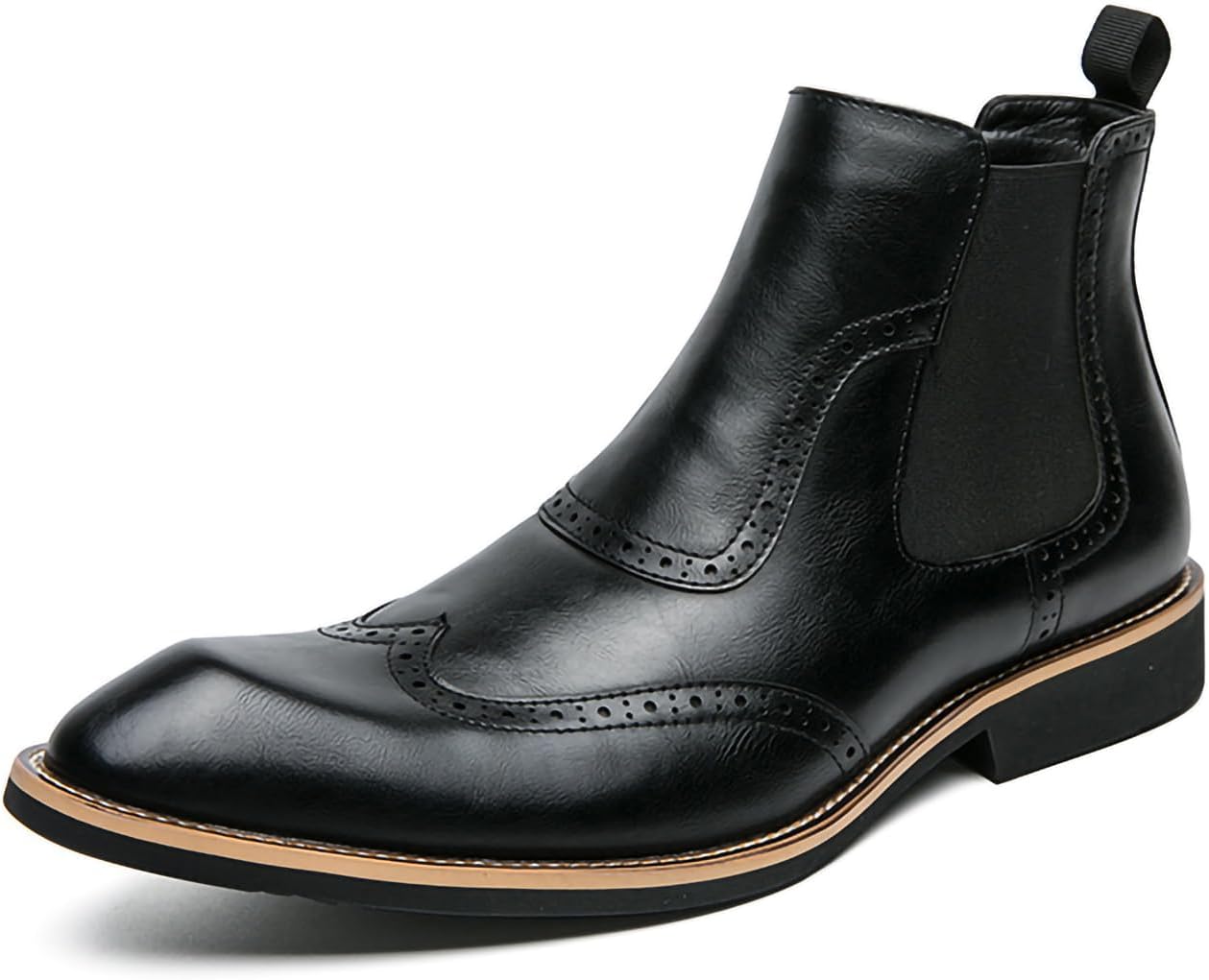 Мужские броги, деловые ботинки, современные формальные челси, повседневные слипоны, ботинки с носком кап, ботинки до щиколотки Generic, черный
Мужские броги, деловые ботинки, современные формальные челси, повседневные слипоны, ботинки с носком кап, ботинки до щиколотки Generic, черный