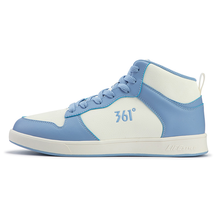 361° Кроссовки Air Force One для скейтбординга, противоскользящие, износостойкие, средней высоты, мужские, перьевые, белые, небесно-голубые
361° Кроссовки Air Force One для скейтбординга, противоскользящие, износостойкие, средней высоты, мужские, перьевые, белые, небесно-голубые