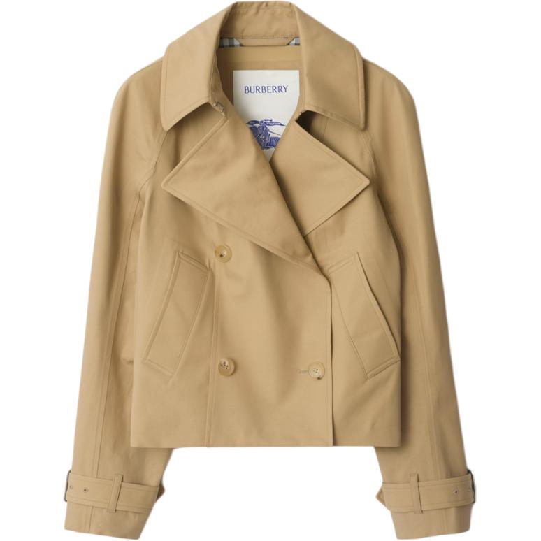 Короткая хлопковая куртка Burberry, коричневый
Короткая хлопковая куртка Burberry, коричневый