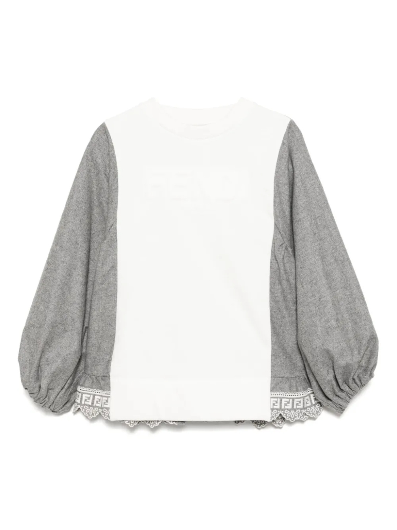 Толстовка с логотипом Fendi Kids, белый
Толстовка с логотипом Fendi Kids, белый