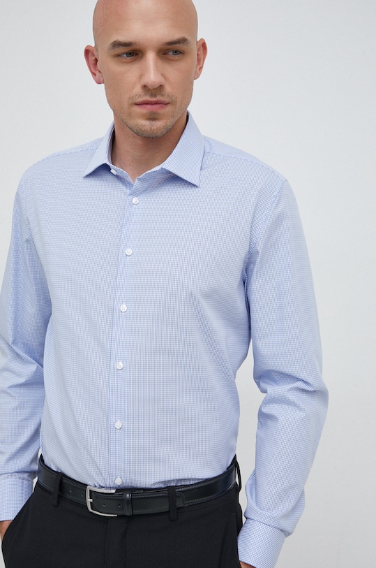 Хлопковая рубашка Seidensticker, синий
Хлопковая рубашка Seidensticker, синий