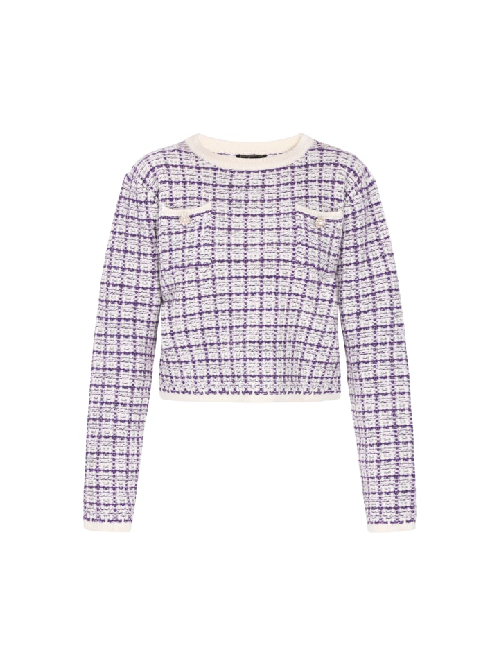 Faina Женский свитер кремово-сиреневого цвета
Faina Женский свитер кремово-сиреневого цвета