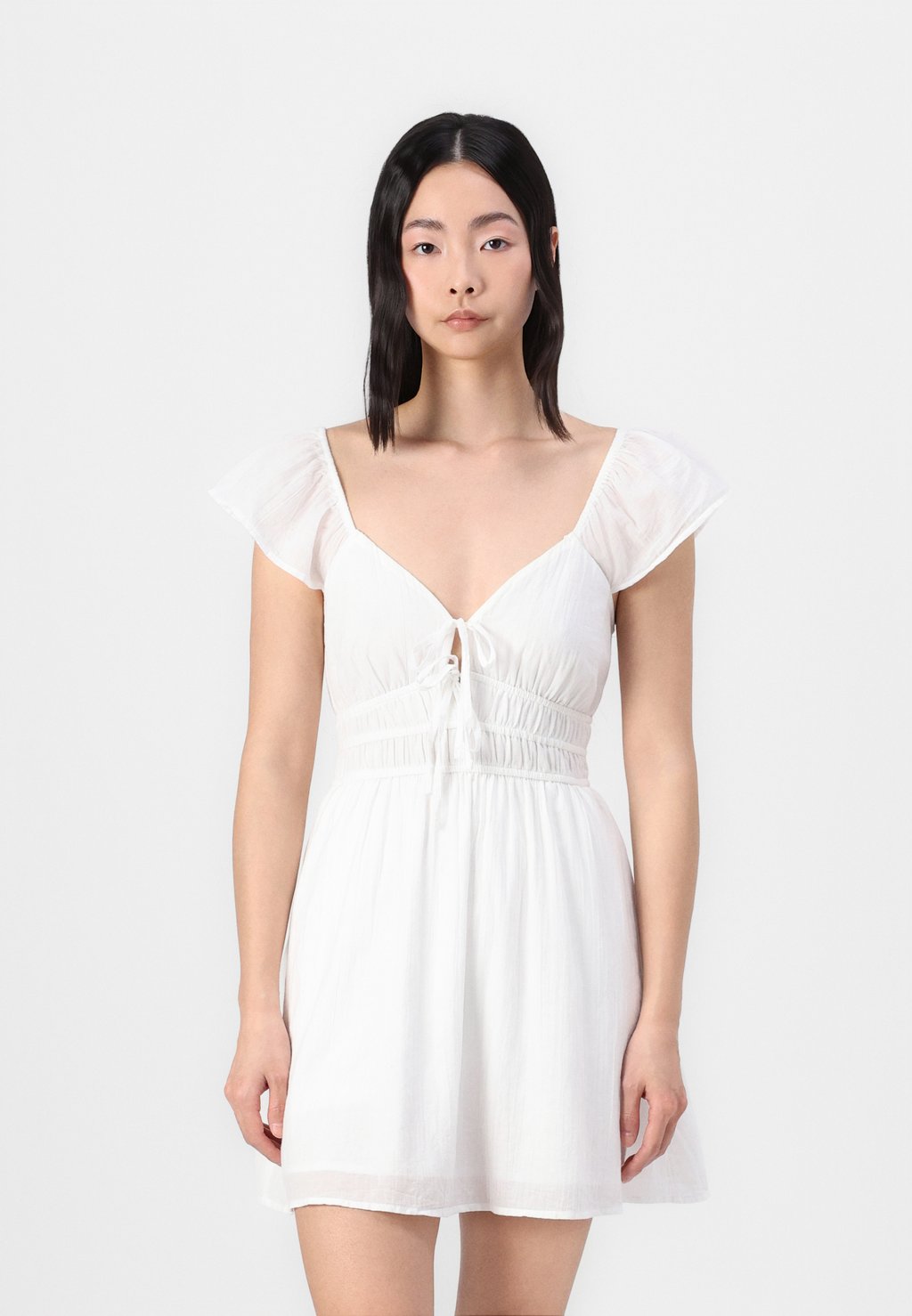 Повседневное платье DOUBLE TIE CHANNELED MINI DRESS Hollister Co., белый
Повседневное платье DOUBLE TIE CHANNELED MINI DRESS Hollister Co., белый