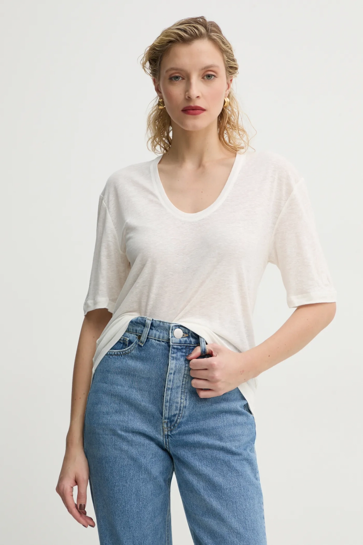 Футболка с добавлением льна AMARINGA By Malene Birger, бежевый
Футболка с добавлением льна AMARINGA By Malene Birger, бежевый