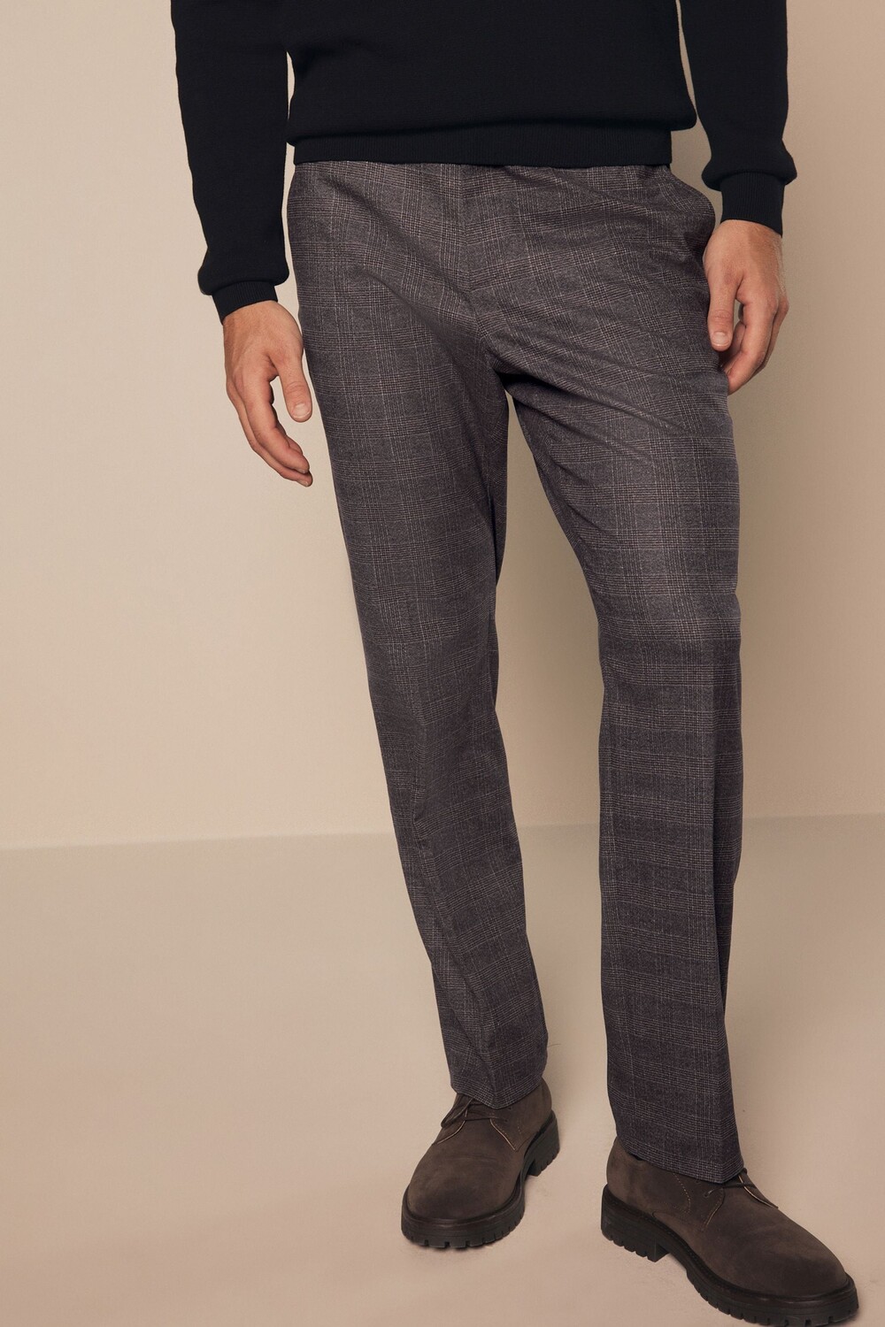 Элегантные брюки в клетку с отделкой Next, красный
Элегантные брюки в клетку с отделкой Next, красный