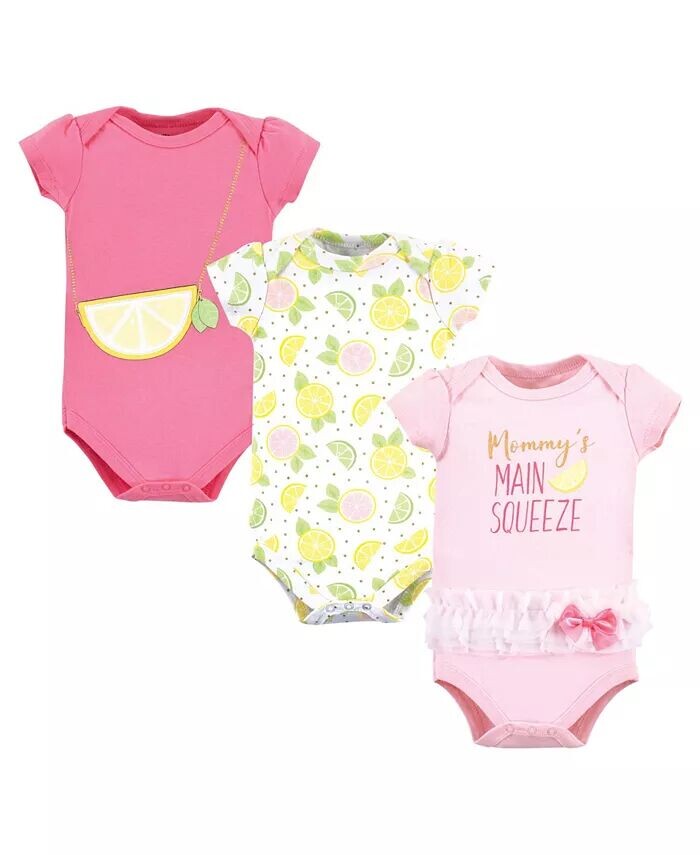 Хлопковые боди Baby Girls Treasure Baby, 3 шт., Розово-темно-синее колье Little Treasure, розовый
Хлопковые боди Baby Girls Treasure Baby, 3 шт., Розово-темно-синее колье Little Treasure, розовый