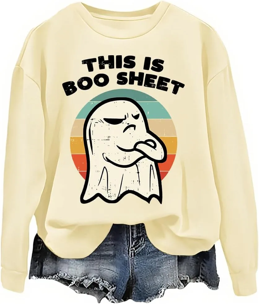 Свитшот This Is Boo Sheet Funny Halloween woati
Свитшот This Is Boo Sheet Funny Halloween woati