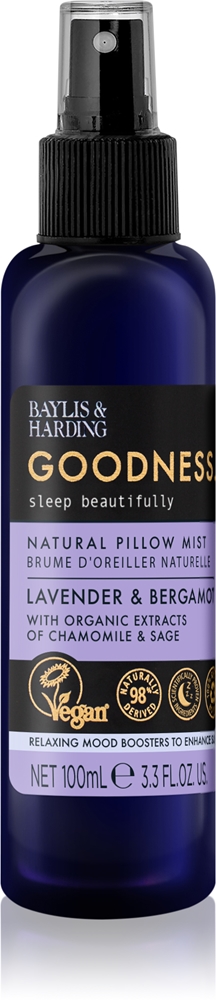 Хороший сон, красивый спрей для лучшего сна Baylis & Harding, lavender & bergamot 100 мл
Хороший сон, красивый спрей для лучшего сна Baylis & Harding, lavender & bergamot 100 мл