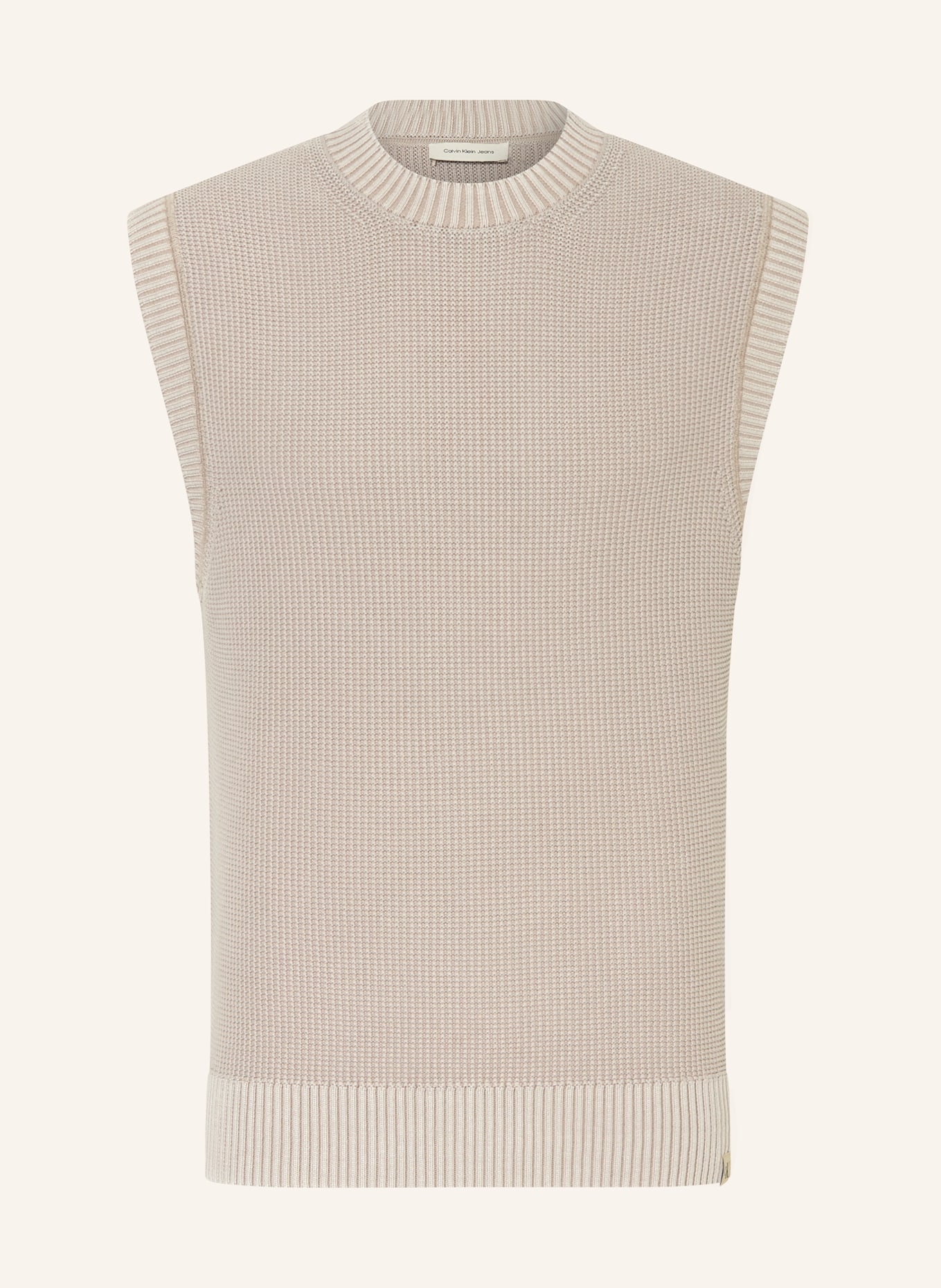 Свитер жилет Calvin Klein Jeans, коричневый
Свитер жилет Calvin Klein Jeans, коричневый
