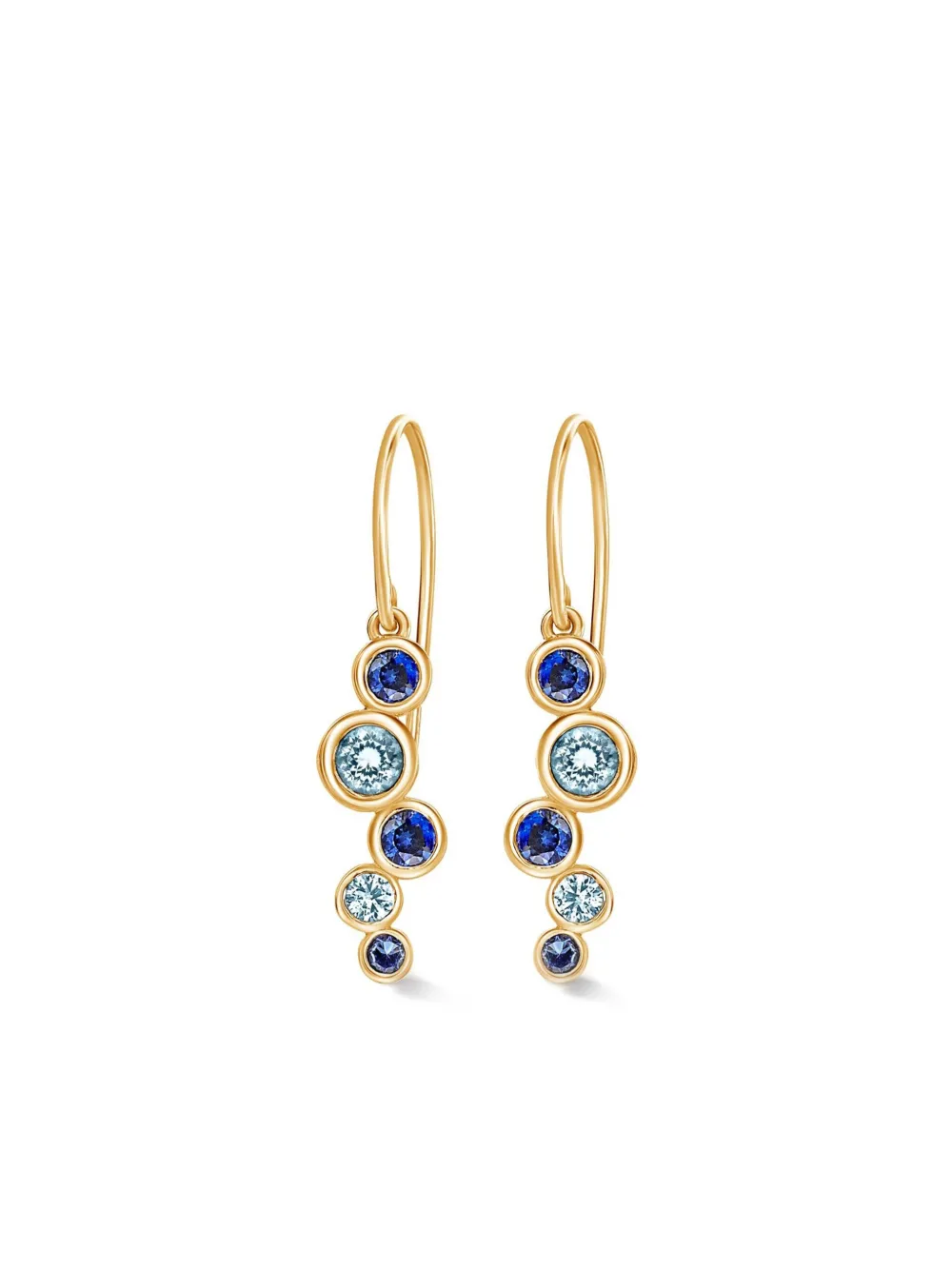Серьги из желтого золота 18 карат с каскадными сапфирами и аквамаринами DOWER AND HALL, золотой
Серьги из желтого золота 18 карат с каскадными сапфирами и аквамаринами DOWER AND HALL, золотой