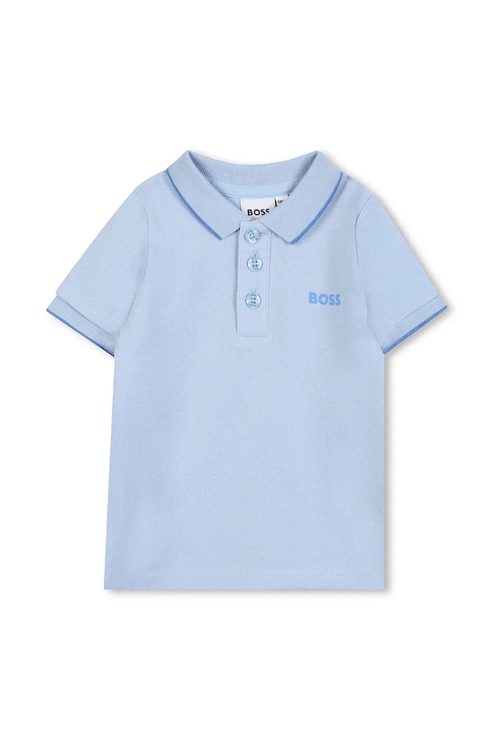 Хлопковая поло для малышей Boss, синий
Хлопковая поло для малышей Boss, синий
