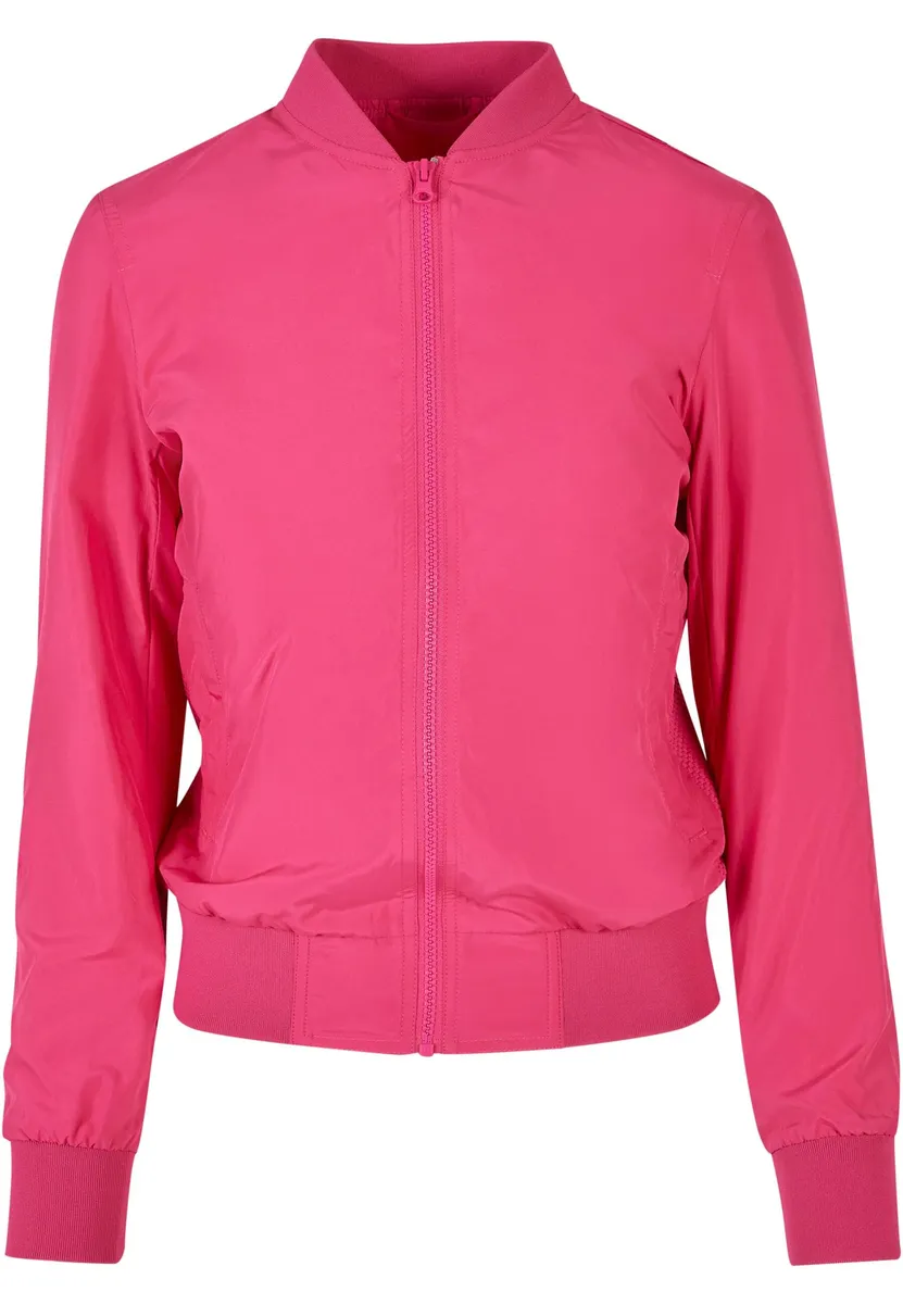 Куртка всепогодная URBAN CLASSICS " Urban Classics Women's Ladies Light Bomber Jacket" (1 шт.), без капюшона, розовый 
Куртка всепогодная URBAN CLASSICS " Urban Classics Women's Ladies Light Bomber Jacket" (1 шт.), без капюшона, розовый