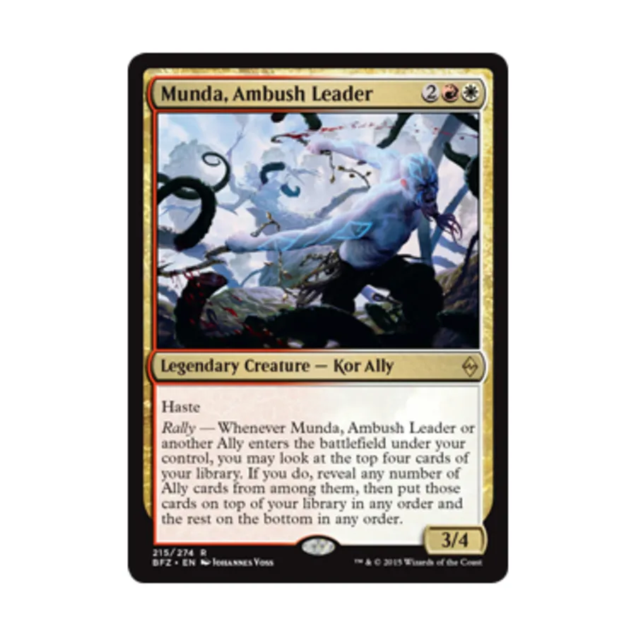 CCG Мунда, руководитель засады (R), MTG - Battle for Zendikar
CCG Мунда, руководитель засады (R), MTG - Battle for Zendikar