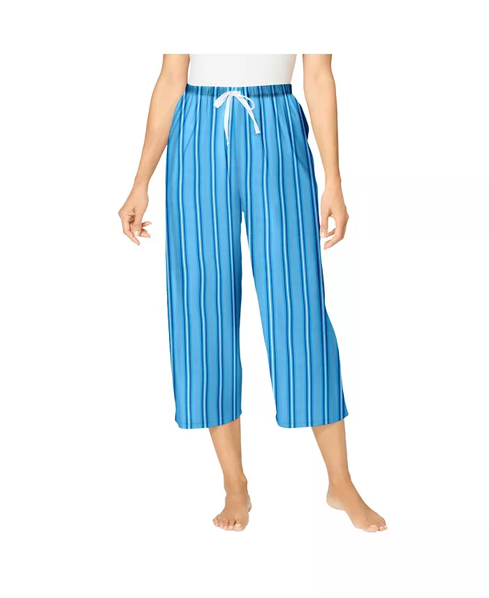 Женские тканые капри для сна Dreams & Co., синий
Женские тканые капри для сна Dreams & Co., синий