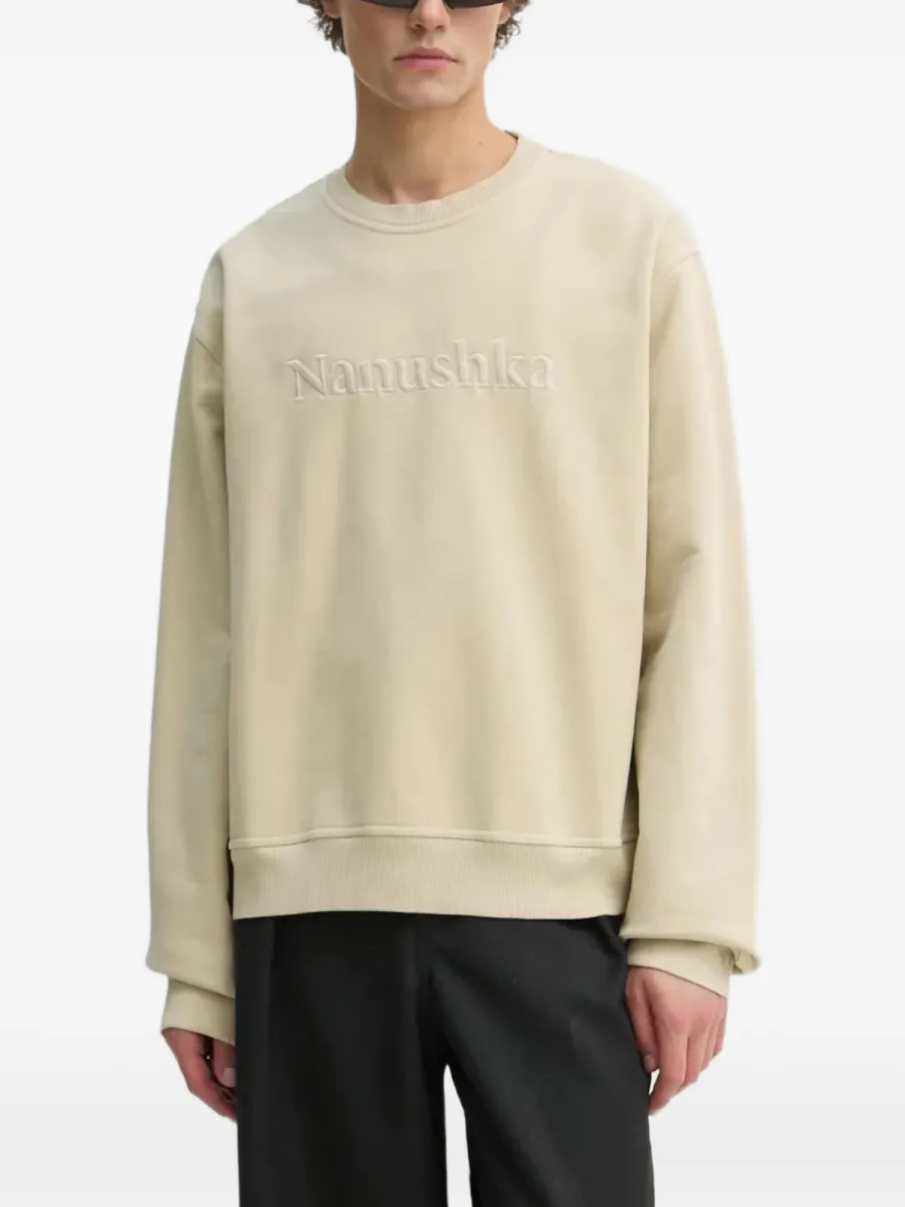 Толстовка с вышитым логотипом Nanushka, нейтральный
Толстовка с вышитым логотипом Nanushka, нейтральный