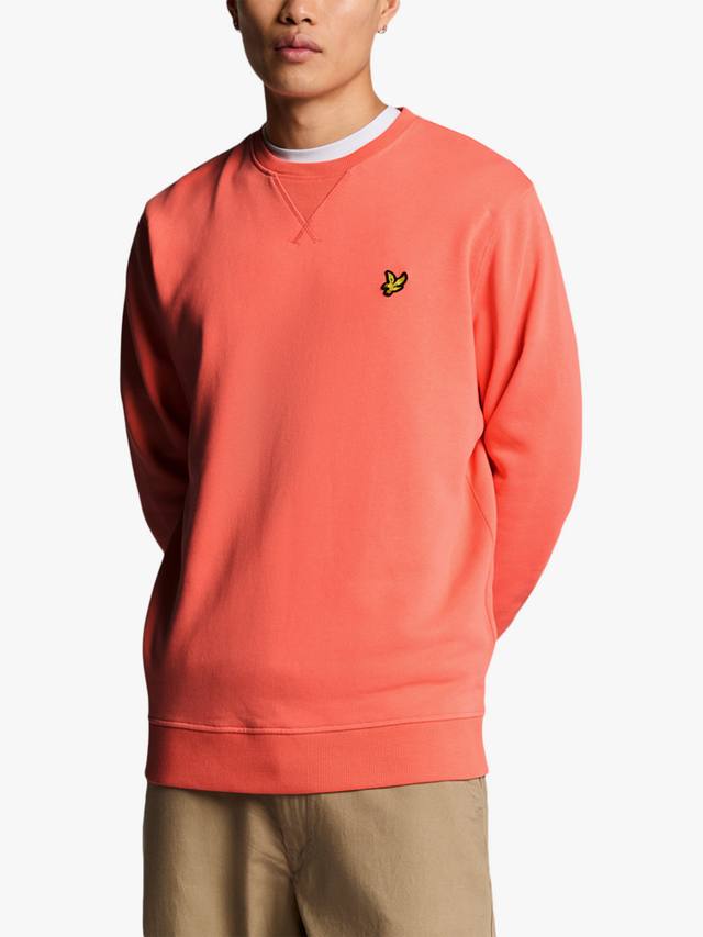Хлопковая толстовка с круглым вырезом и логотипом Lyle & Scott, цвет Coral Stand
Хлопковая толстовка с круглым вырезом и логотипом Lyle & Scott, цвет Coral Stand