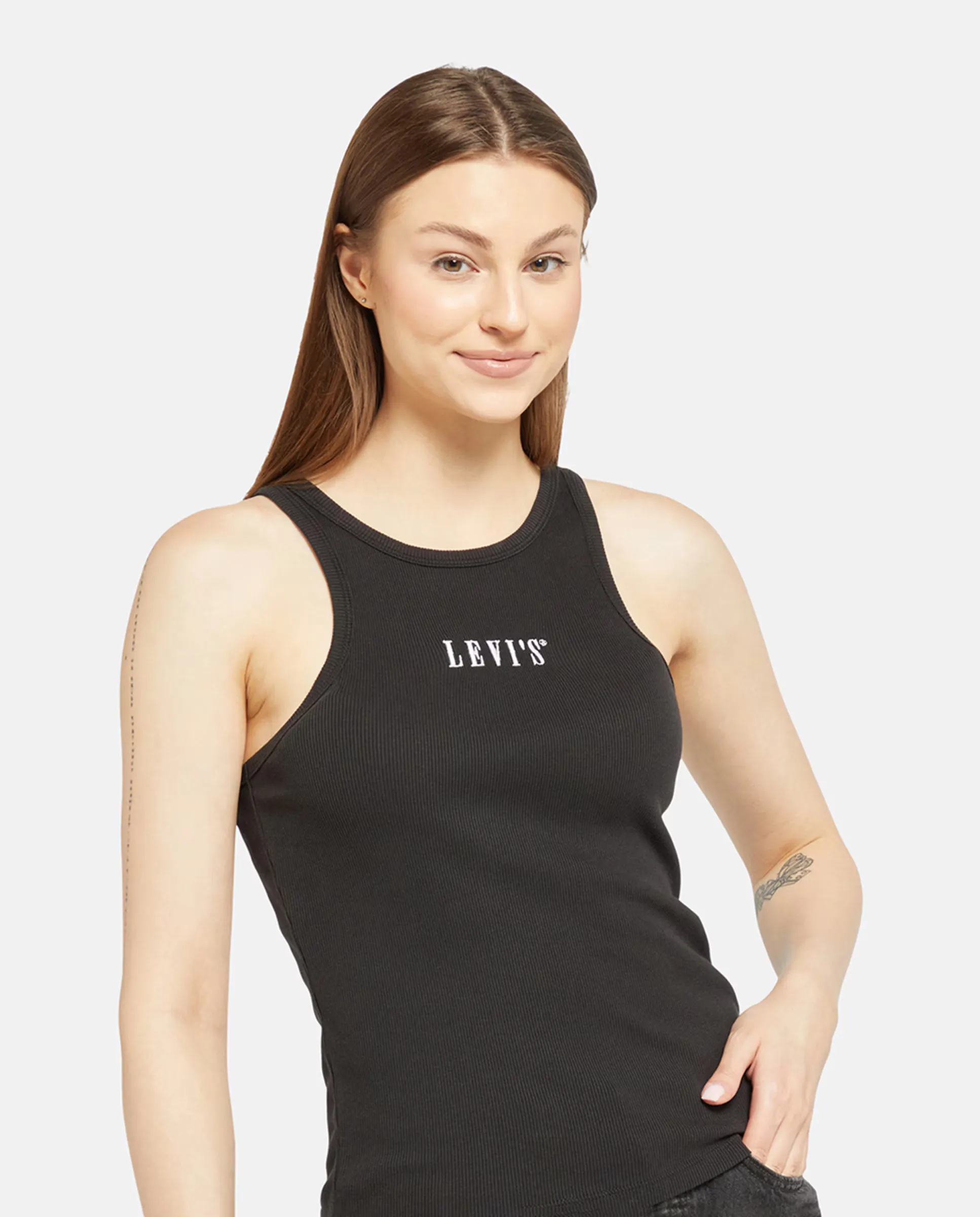 Футболка женская без рукавов Levi's, черный
Футболка женская без рукавов Levi's, черный