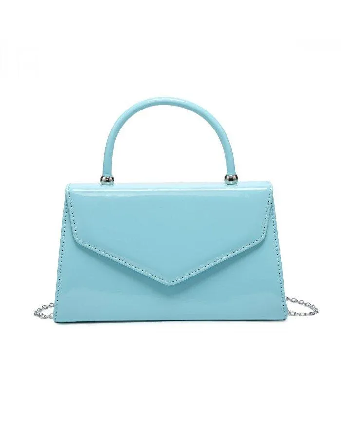 Лакированный клатч с верхней ручкой JFY, синий
Лакированный клатч с верхней ручкой JFY, синий