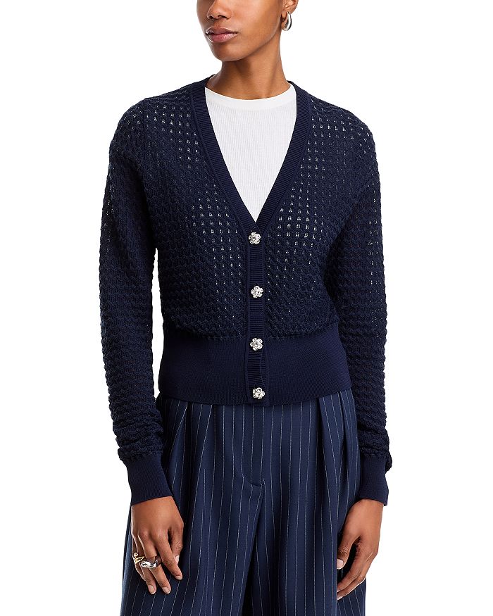 Кардиган с V-образным вырезом Essentiel Antwerp, синий
Кардиган с V-образным вырезом Essentiel Antwerp, синий