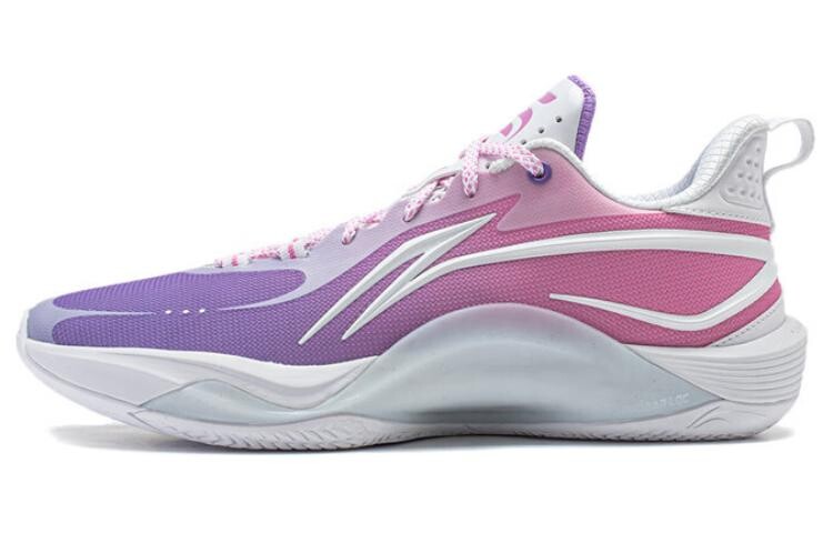 Баскетбольные кроссовки Shining мужские с низким верхом фиолетового цвета Lining