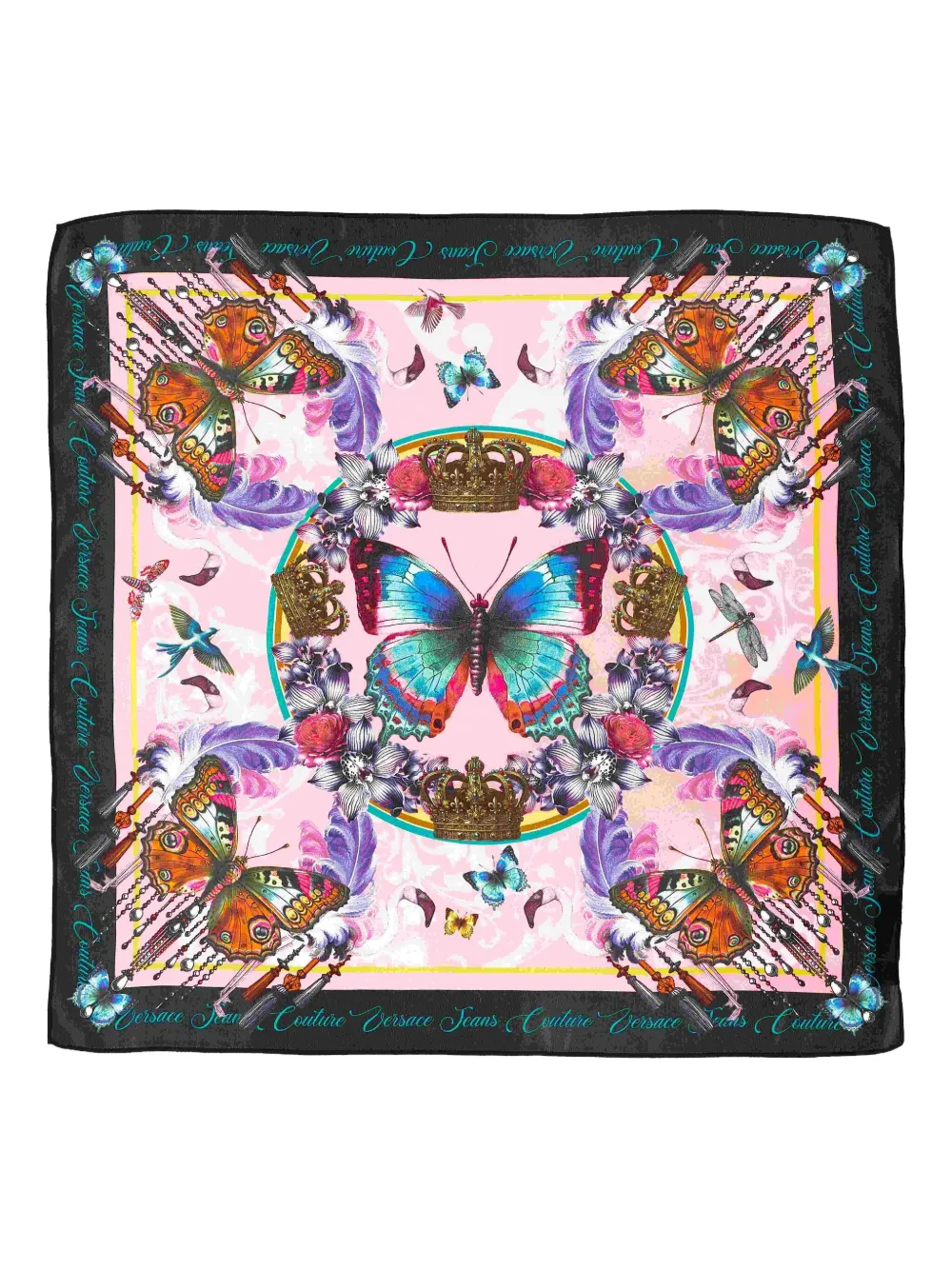 Шарф с принтом Versace Jeans Couture, розовый
Шарф с принтом Versace Jeans Couture, розовый