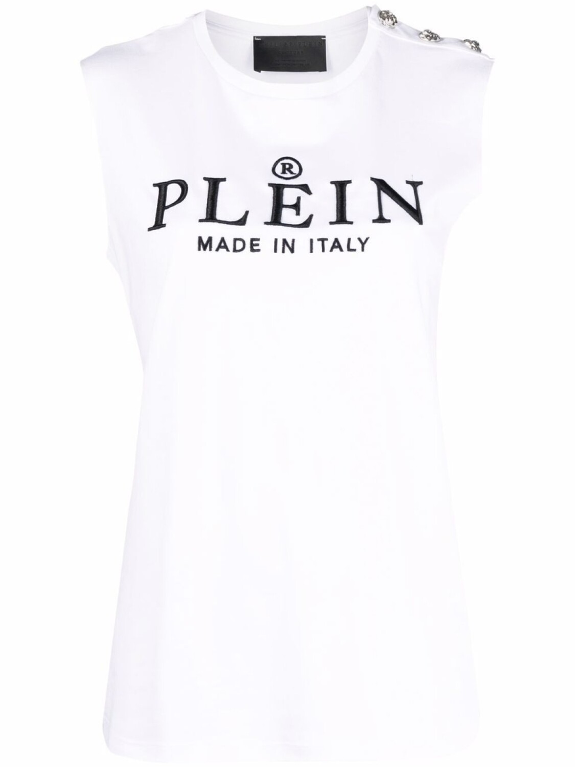 Philipp Plein топ без рукавов Iconic Plein, белый
Philipp Plein топ без рукавов Iconic Plein, белый