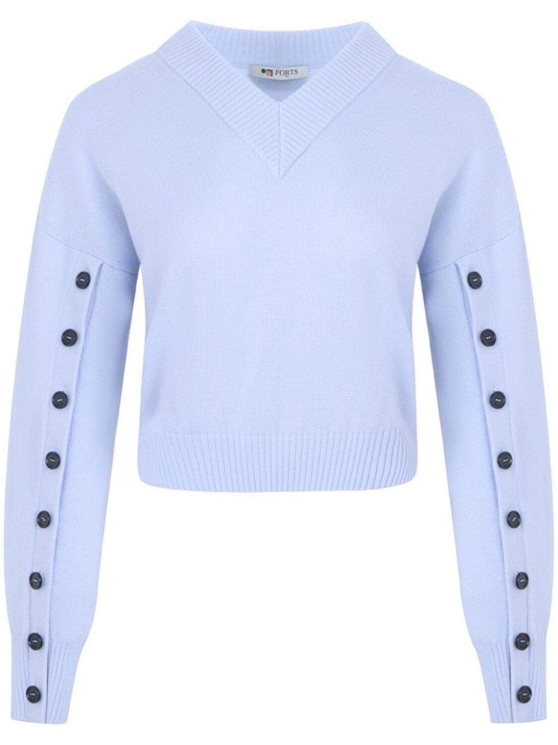 Джемпер с контрастными пуговицами Ports 1961, синий
Джемпер с контрастными пуговицами Ports 1961, синий