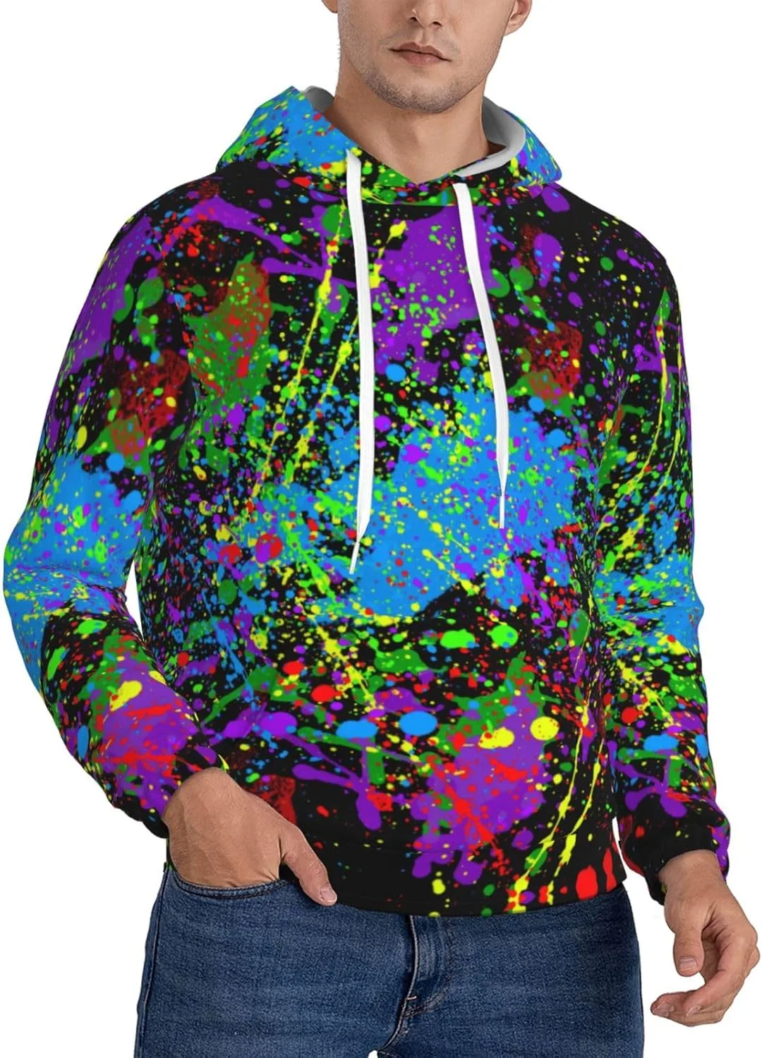 Толстовка с капюшоном Glow In Dark Splatter Neon SDERDZSE
Толстовка с капюшоном Glow In Dark Splatter Neon SDERDZSE