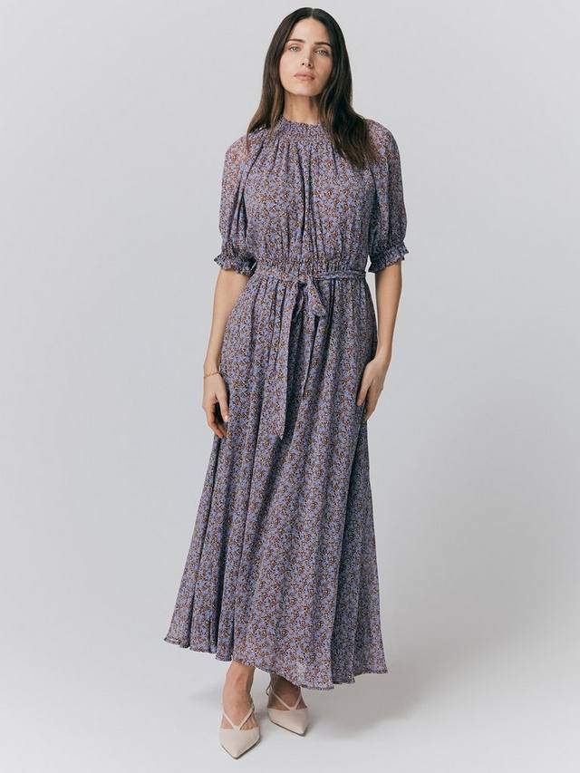 Платье из жоржета с цветочным галстуком effie на талии Ghost, разноцветный
Платье из жоржета с цветочным галстуком effie на талии Ghost, разноцветный