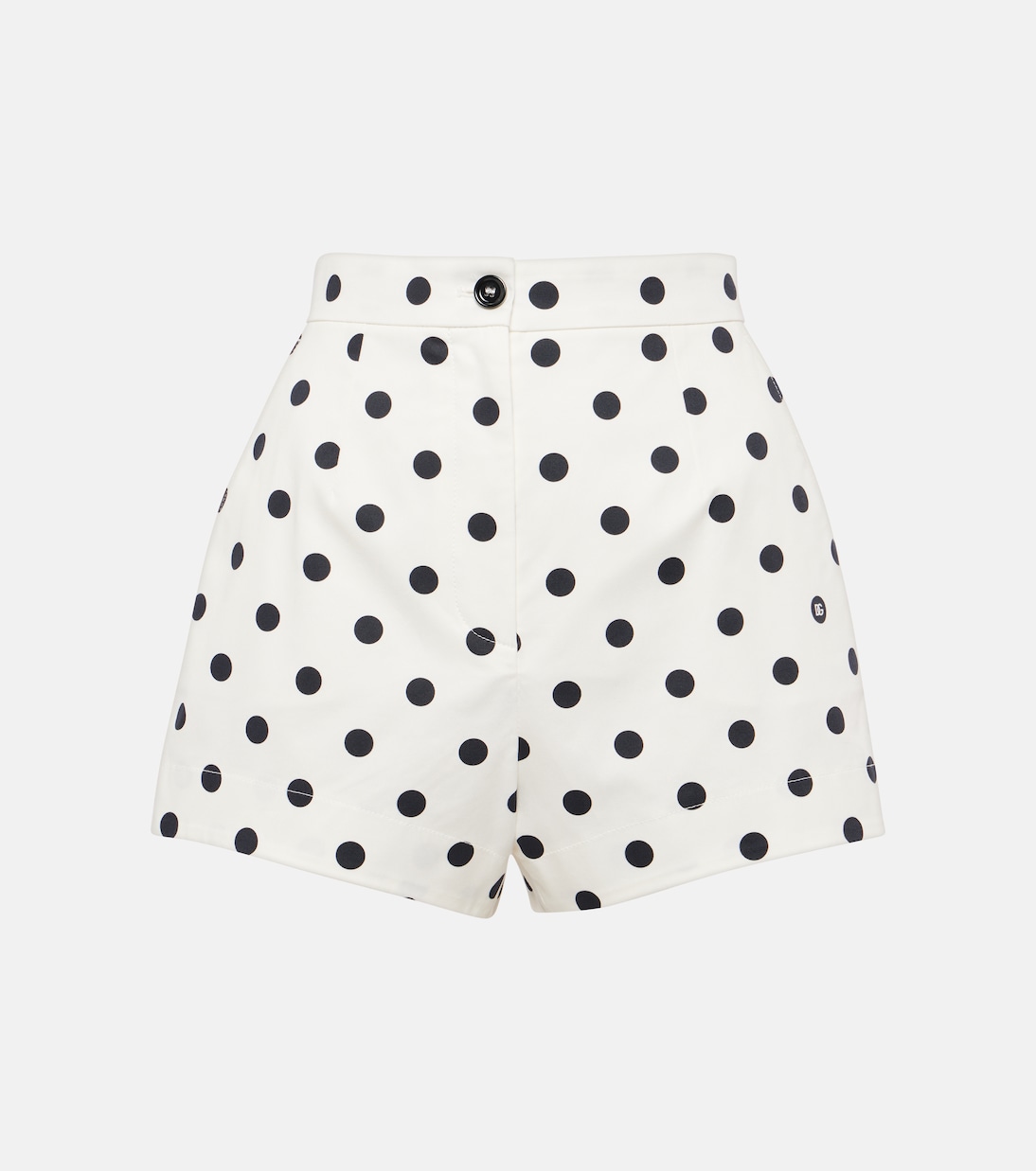 Шорты с высокой талией из хлопковой смеси в горошек Dolce&Gabbana, белый
Шорты с высокой талией из хлопковой смеси в горошек Dolce&Gabbana, белый