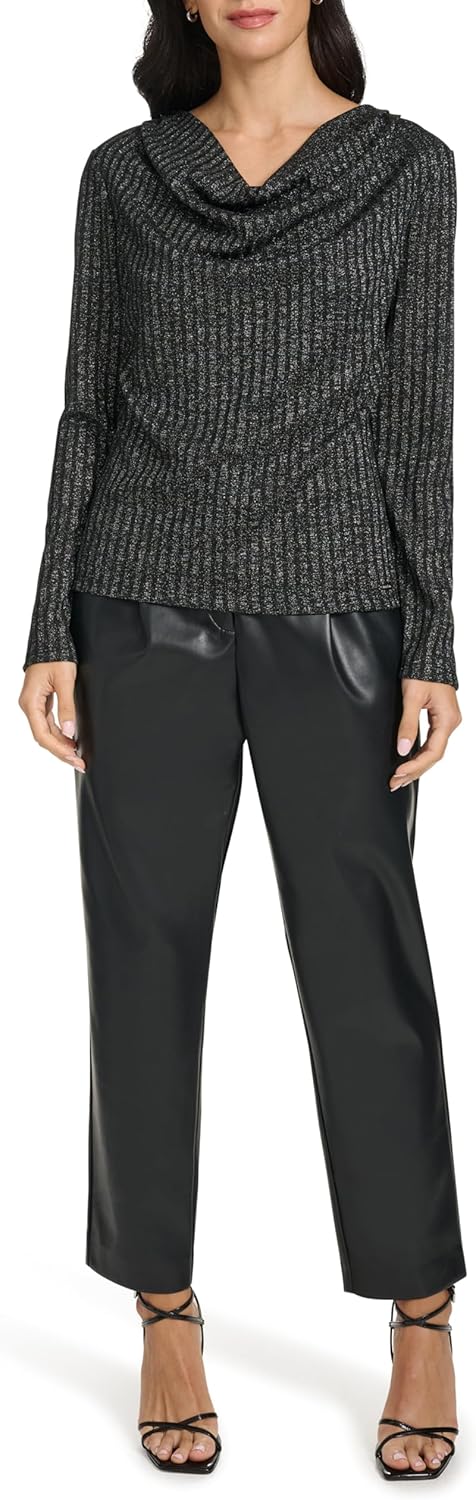 Женский топ с длинным рукавом Calvin Klein, Blk/Sil Metallic
Женский топ с длинным рукавом Calvin Klein, Blk/Sil Metallic